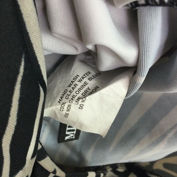 Miraclesuit Women Nora Safari Zebra One Piece Swimsuit Black/White Plus Size 20W - Picture 3 of 16